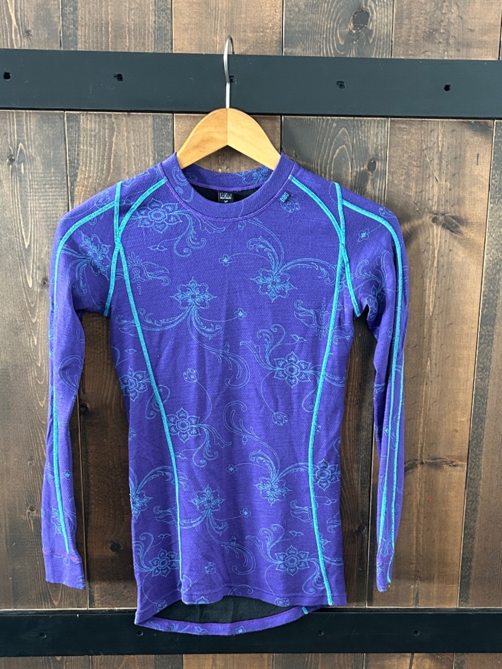 Helly Hansen 57% Merino Wool Long Sleeve Base Layer Women’s Size S